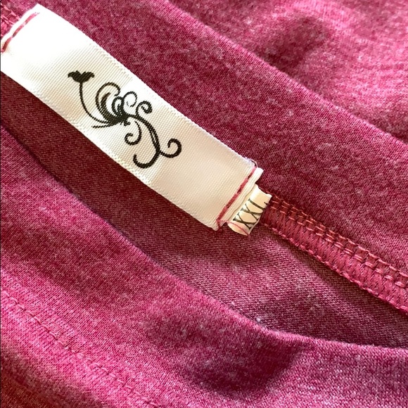 Purple Long-Sleeve Tee with Pockets XXL - Picture 4 of 5